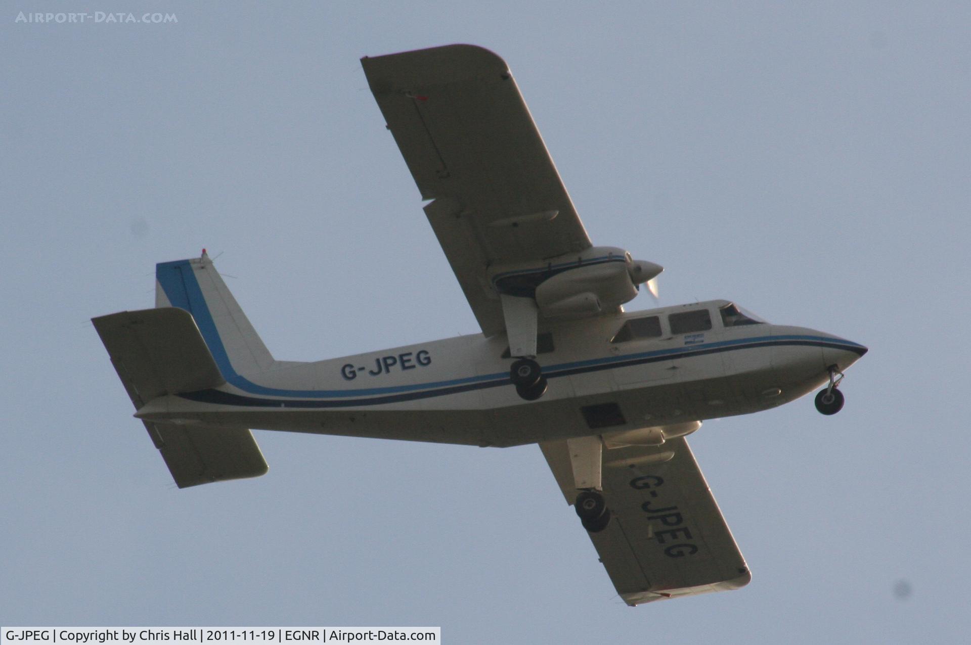 G-JPEG, 1976 Britten-Norman BN-2A-20 Islander C/N 541, APEM Ltd
