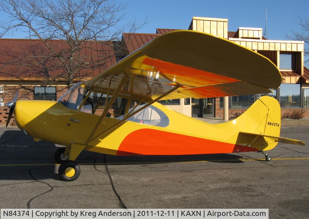 N84374, 1946 Aeronca 7AC Champion C/N 7AC-3064, Today, December 11, 2011 marks the first flight for this restored Aeronca 7AC Champ! And it was successful!