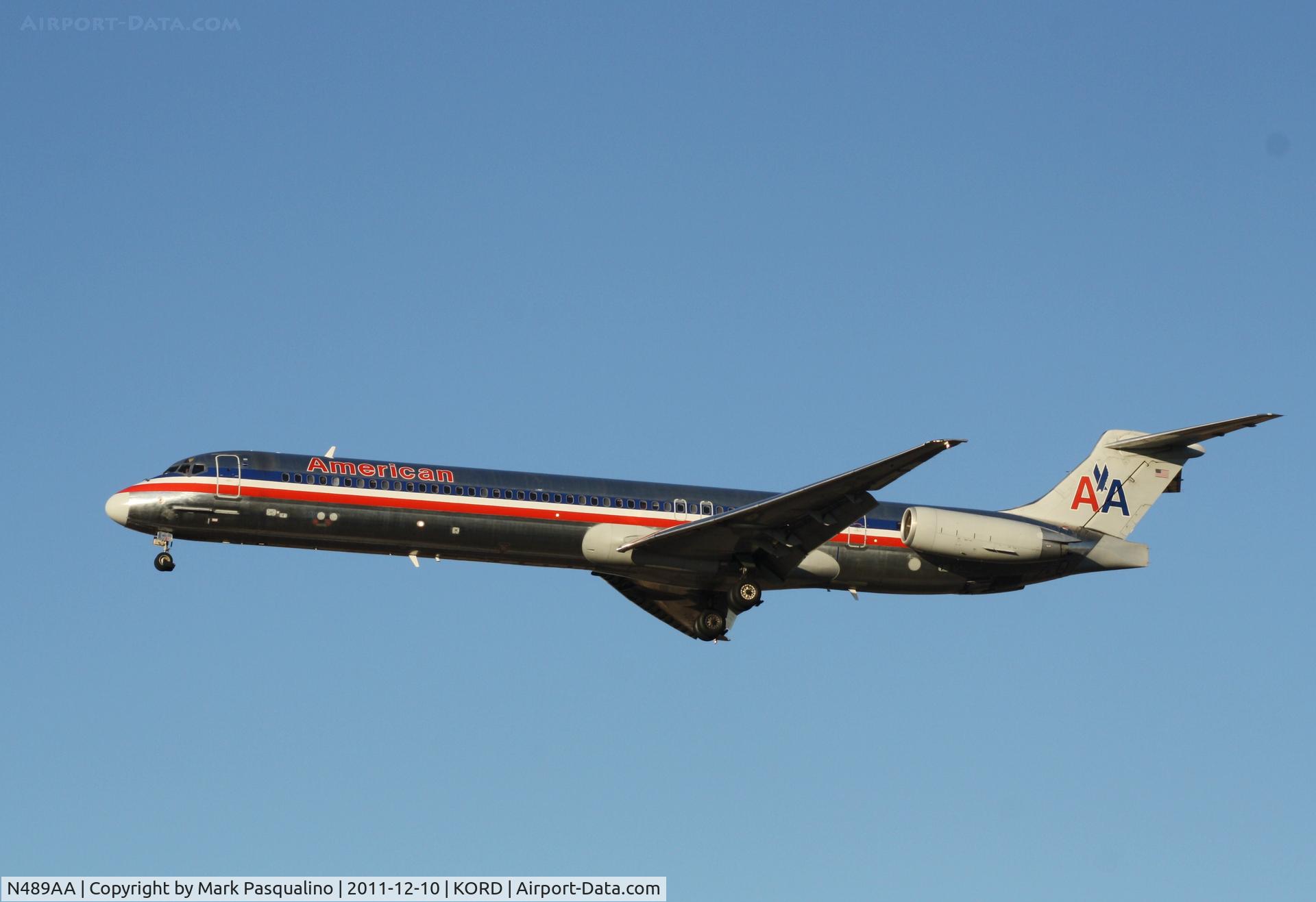 N489AA, 1989 McDonnell Douglas MD-82 (DC-9-82) C/N 49682, MD-82