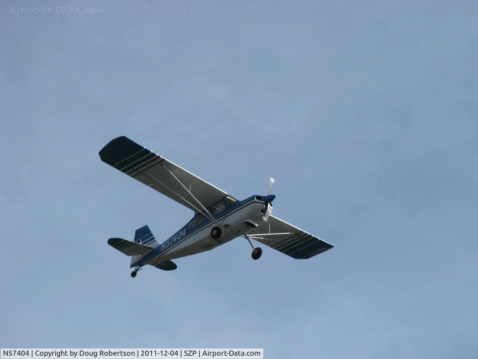 N57404, 1973 Bellanca 7ECA Citabria C/N 940-73, 1973 Bellanca 7ECA CITABRIA, Lycoming O-235 115 Hp, takeoff climb Rwy 22