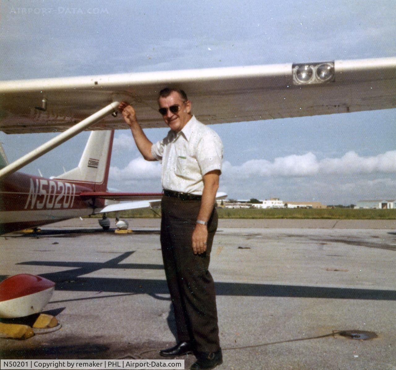 N50201, 1968 Cessna 150H C/N 15069131, PHL, circa 1972