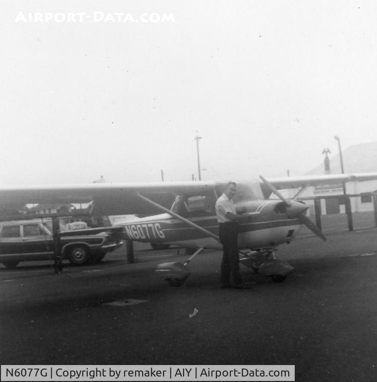 N6077G, 1969 Cessna 150K C/N 15071577, Bader field circa 1971