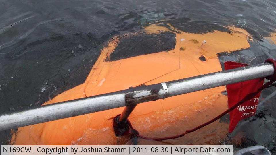 N169CW, 1999 Robinson R22 BETA C/N 3002, N169cw crash landed into a shallow bay after  engine failure. August 30th 2011  Near chernofski harbor on Unalaska Island Alaska
