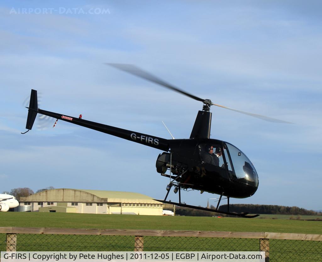 G-FIRS, 1998 Robinson R22 Beta C/N 2807, G-FIRS R22 just airborne from Kemble