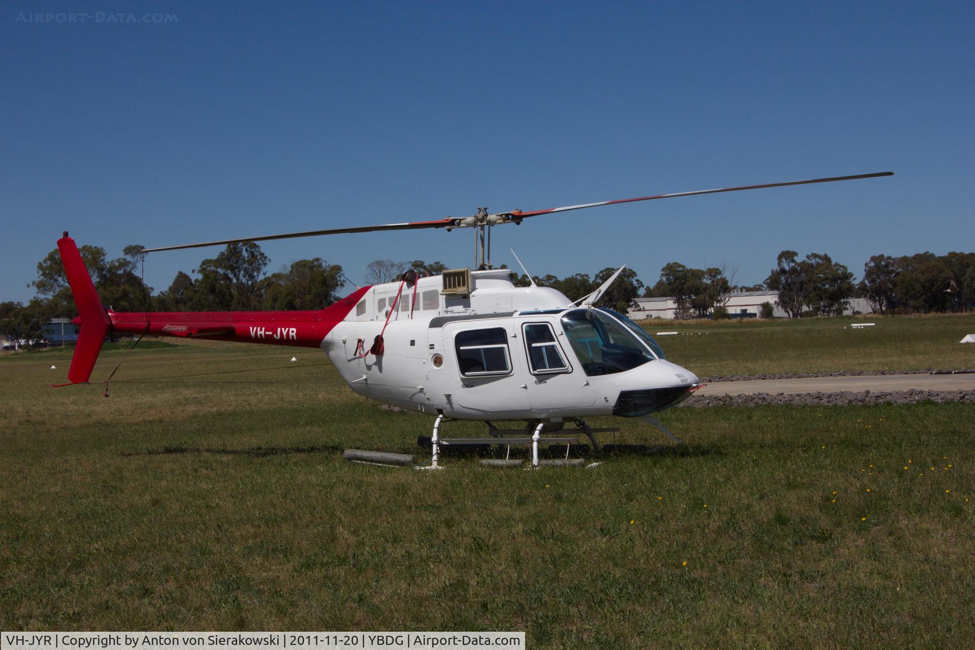 VH-JYR, 2007 Bell 206B JetRanger III C/N 4634, VH-JYR @ YBDG