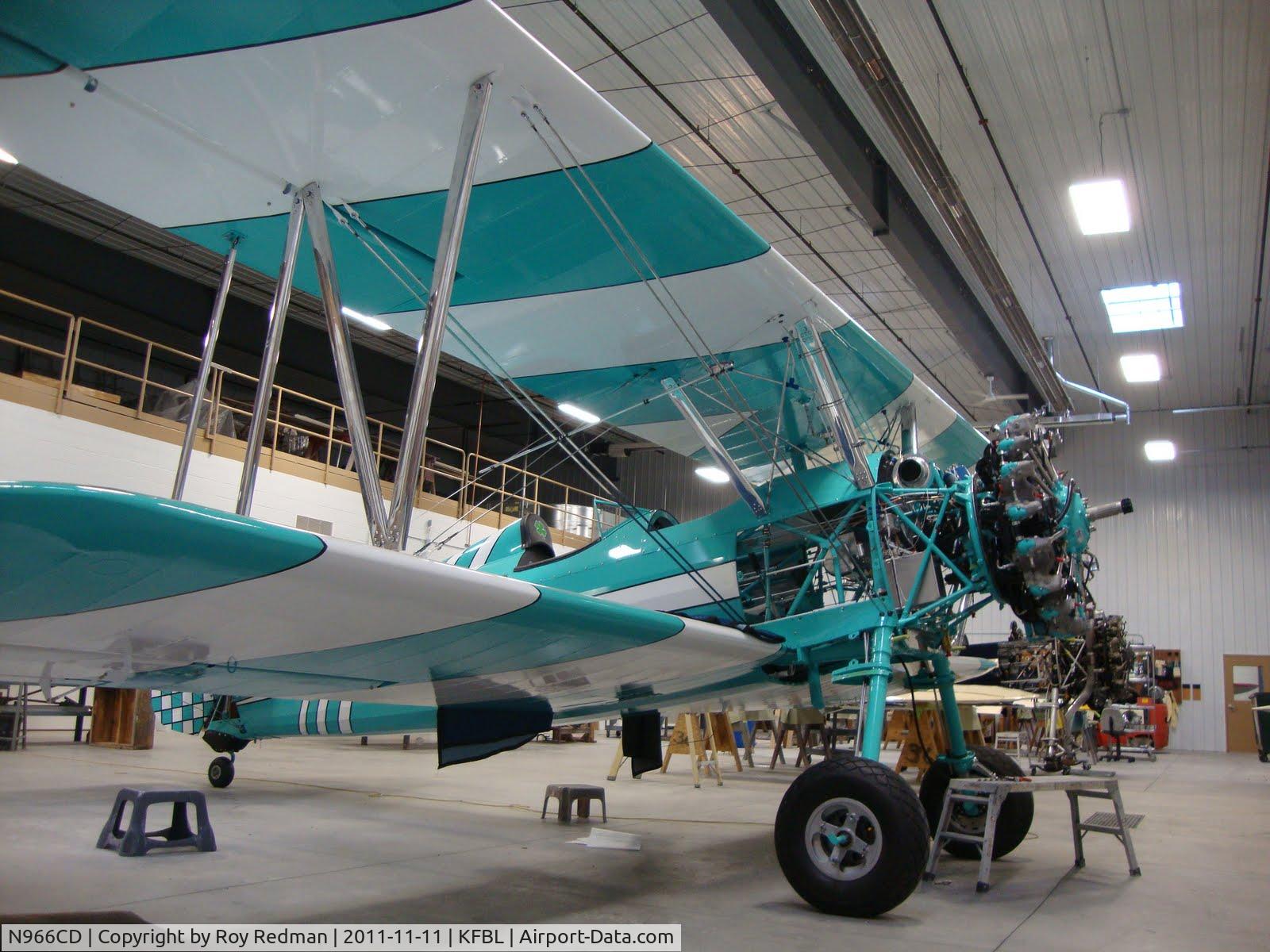 N966CD, 1942 Boeing A75N1(PT17) C/N 75-3388, Restoration almost complete 11/11/11