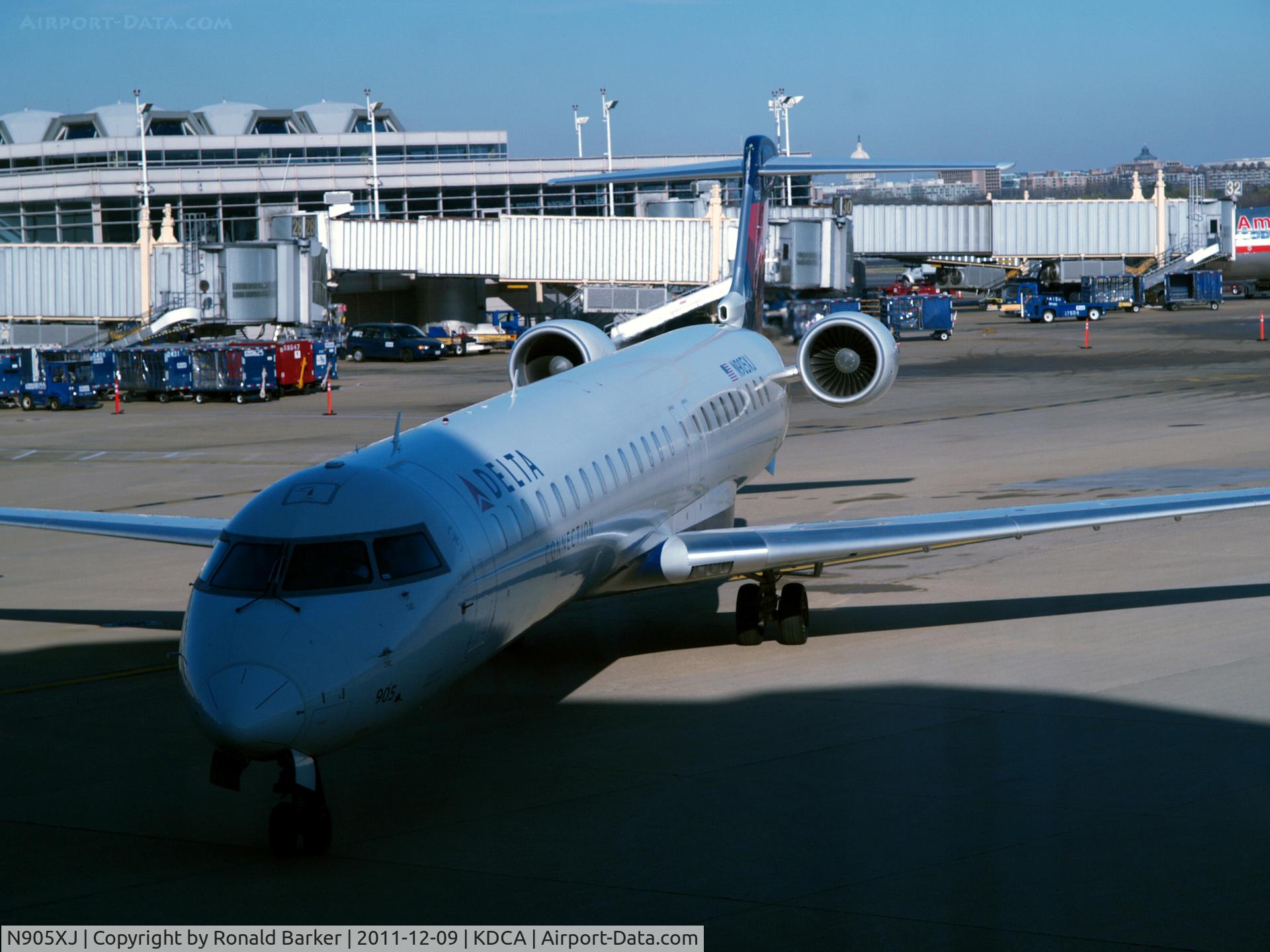 N905XJ, 2007 Bombardier CRJ-900 (CL-600-2D24) C/N 15137, DCA, VA