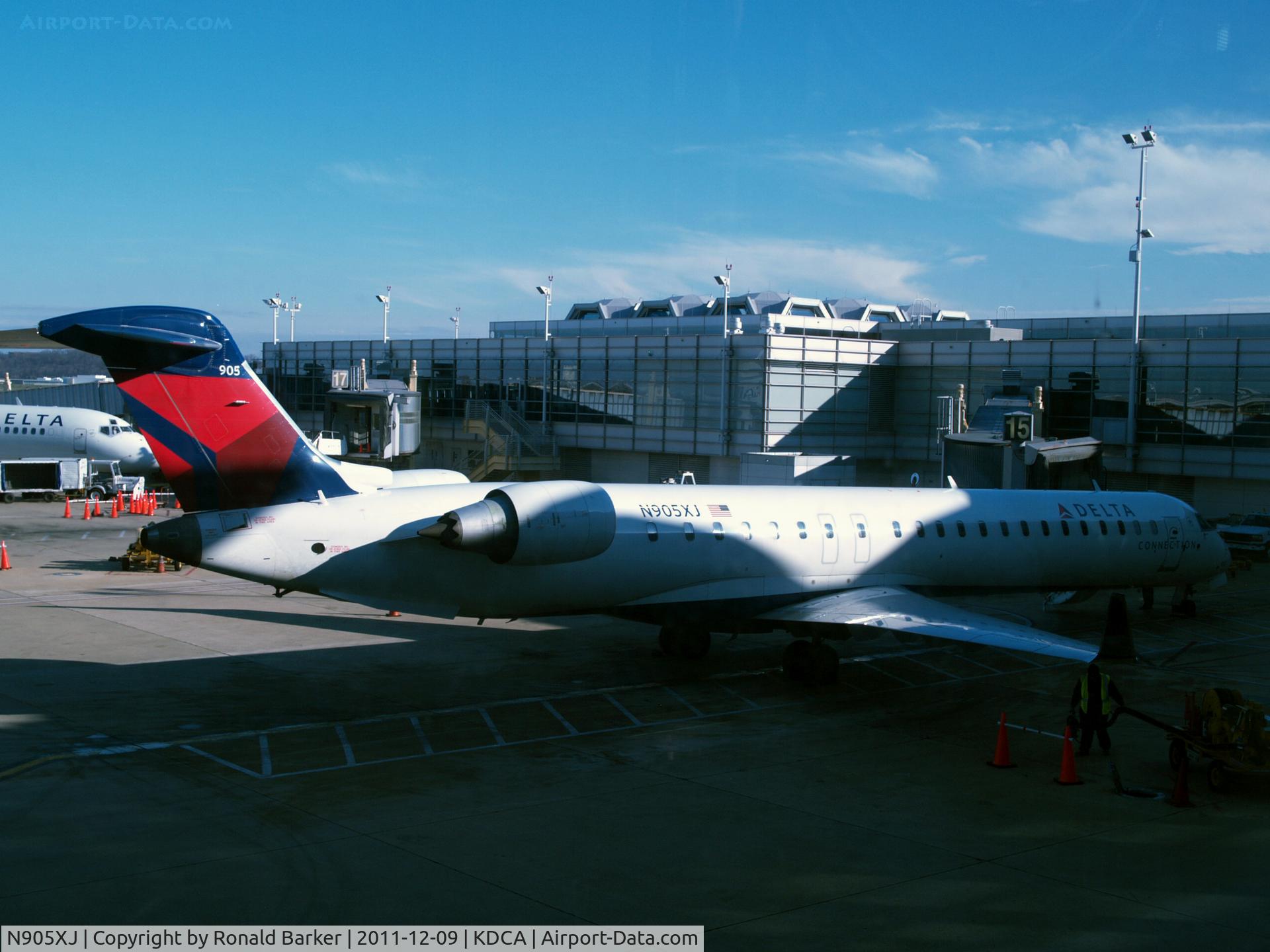 N905XJ, 2007 Bombardier CRJ-900 (CL-600-2D24) C/N 15137, DCA, VA