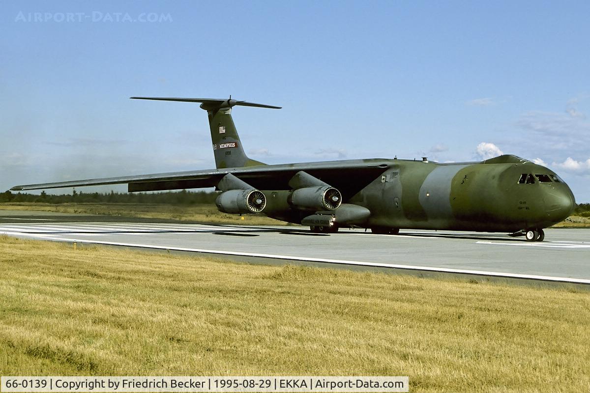 66-0139, 1966 Lockheed C-141B Starlifter C/N 300-6165, take off from Karup AB