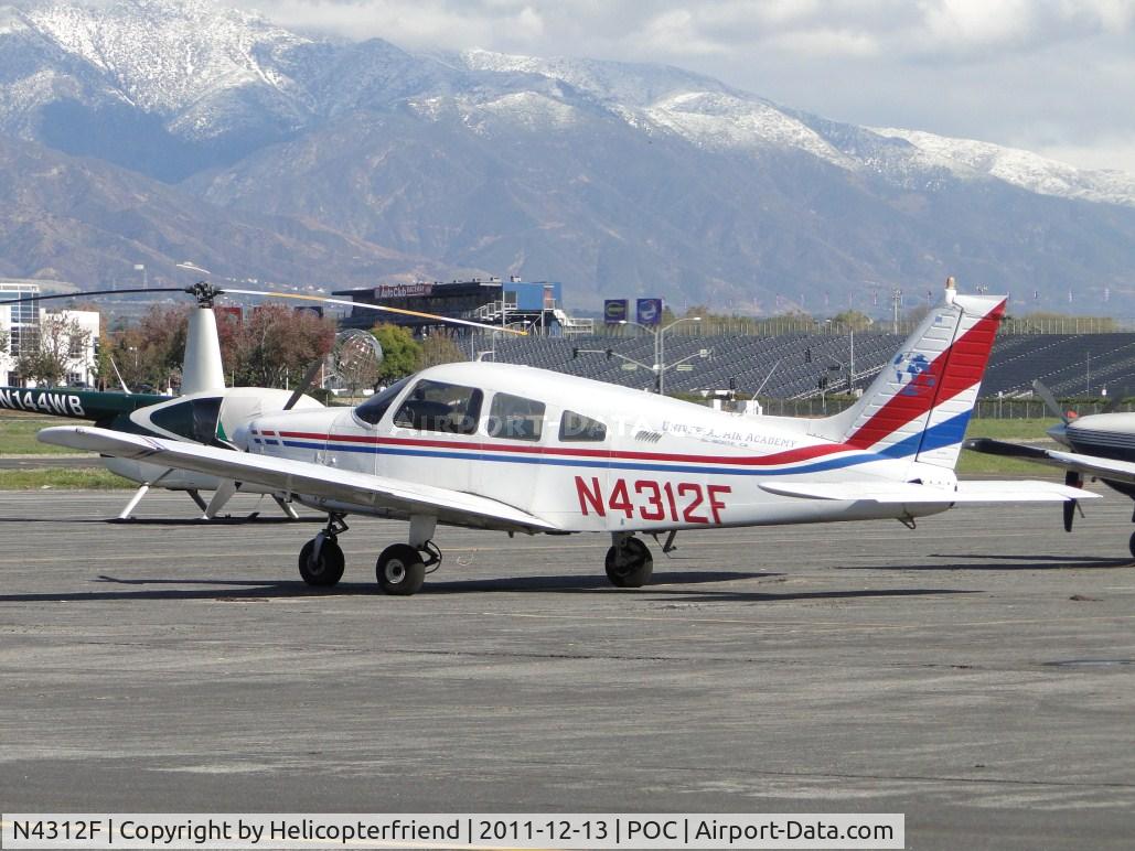 N4312F, 1977 Piper PA-28-181 Archer II C/N 287790010, Parked in the sout/east side parking area
