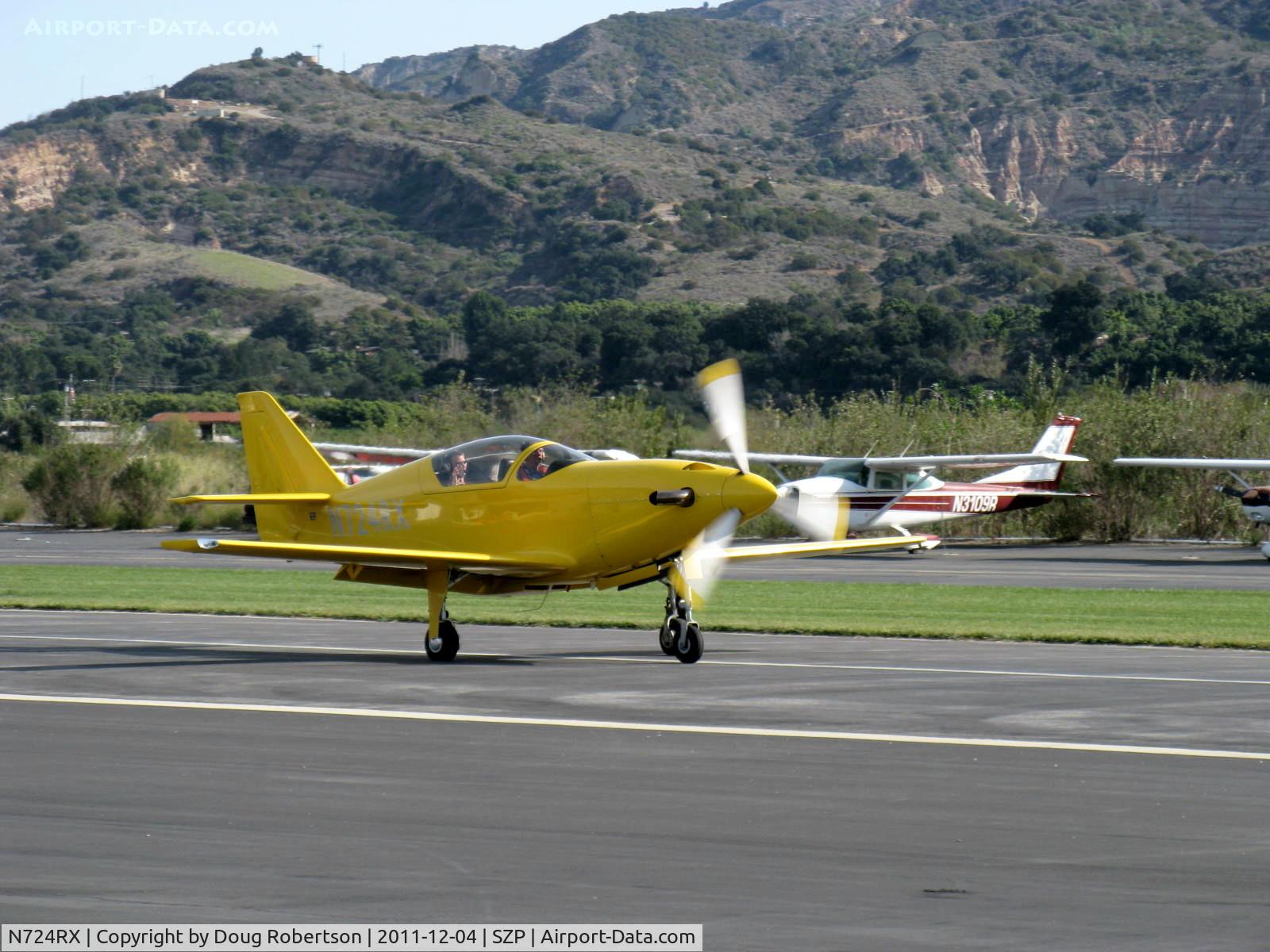 N724RX, 2006 Legend Aircraft Legend C/N 001, 2006 Snead SPECIAL TURBINE LEGEND, Walter M601-D Turbine 724 shp, landing roll Rwy 22