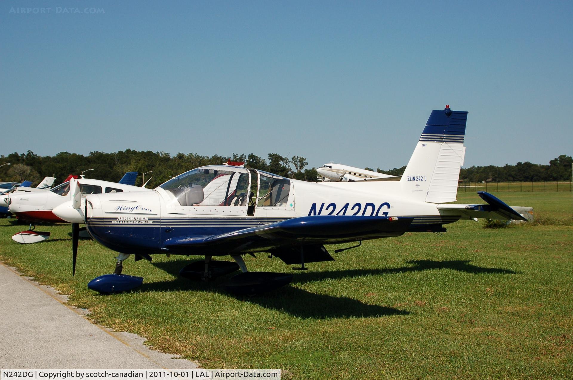 N242DG, 1995 Moravan Z242L C/N 0687, 1995 Moravan Zlin Z242L N242DG at Lakeland Linder Regional Airport, Lakeland, FL
