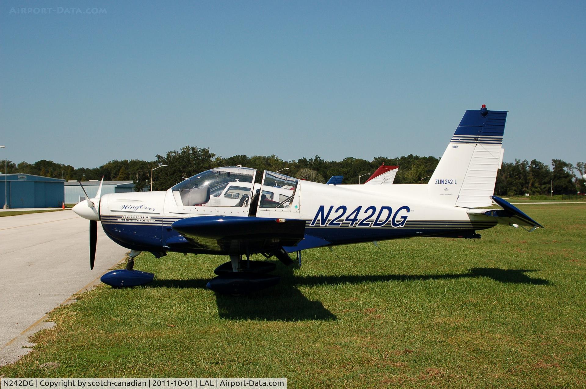 N242DG, 1995 Moravan Z242L C/N 0687, 1995 Moravan Zlin Z242L N242DG at Lakeland Linder Regional Airport, Lakeland, FL