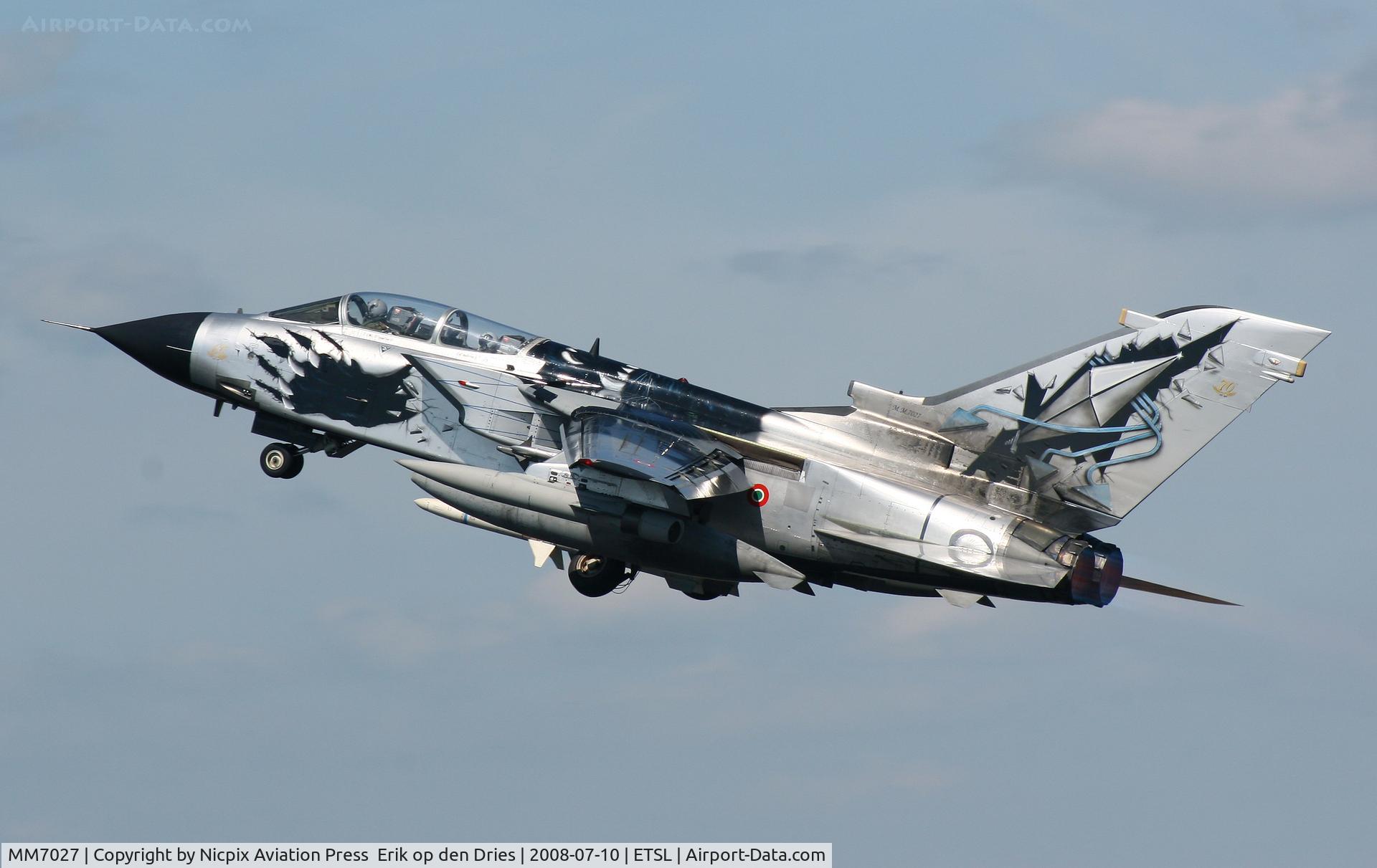 MM7027, Panavia Tornado IDS C/N 274/IS026/5036, Anniversary bird mm7027 was one of the Italy AF Tornado's to participate in ELITE 08.