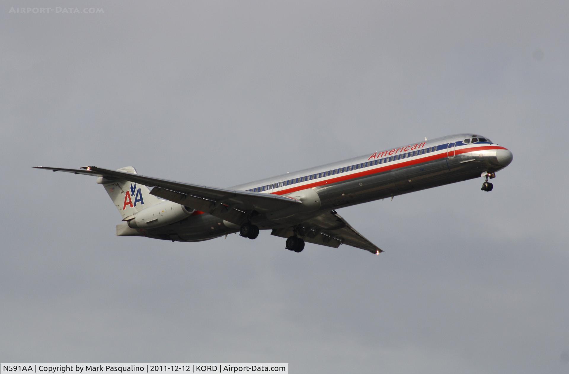 N591AA, 1991 McDonnell Douglas MD-83 (DC-9-83) C/N 53254, MD-83