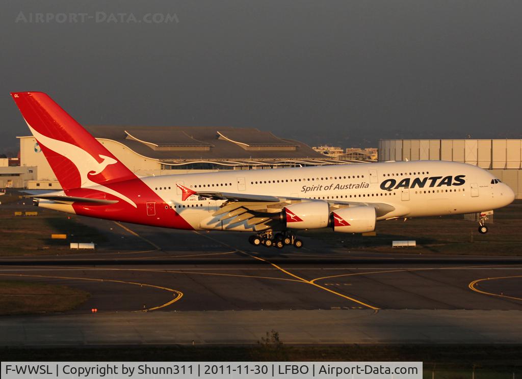 F-WWSL, 2011 Airbus A380-842 C/N 074, C/n 0074 - To be VH-OQL