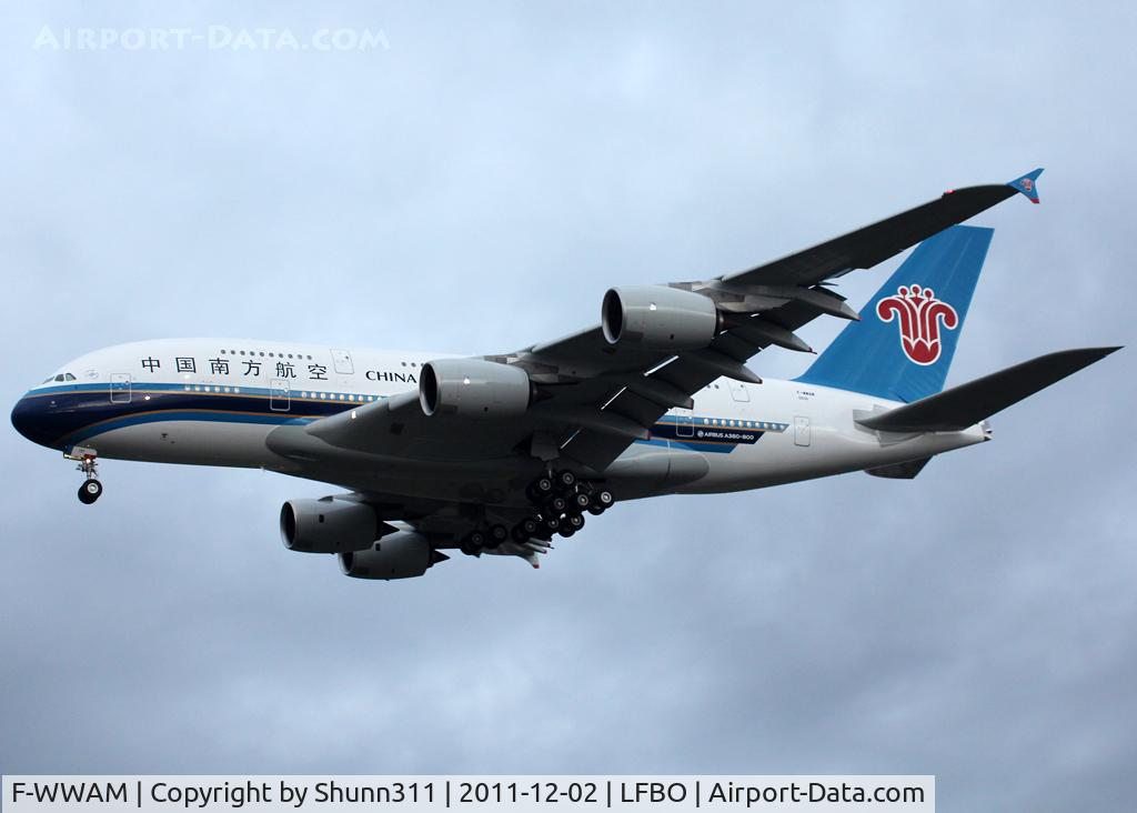 F-WWAM, 2011 Airbus A380-841 C/N 036, C/n 0036 - To be B-6137