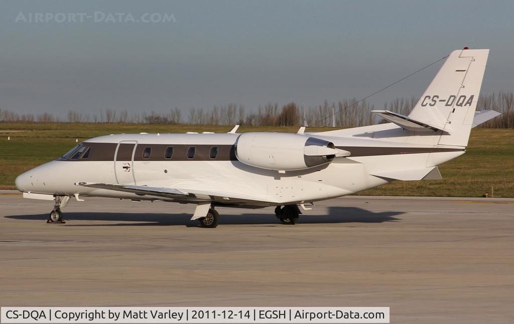CS-DQA, 2008 Cessna 560XL Citation XLS C/N 560-5798, Sat on stand at SaxonAir.