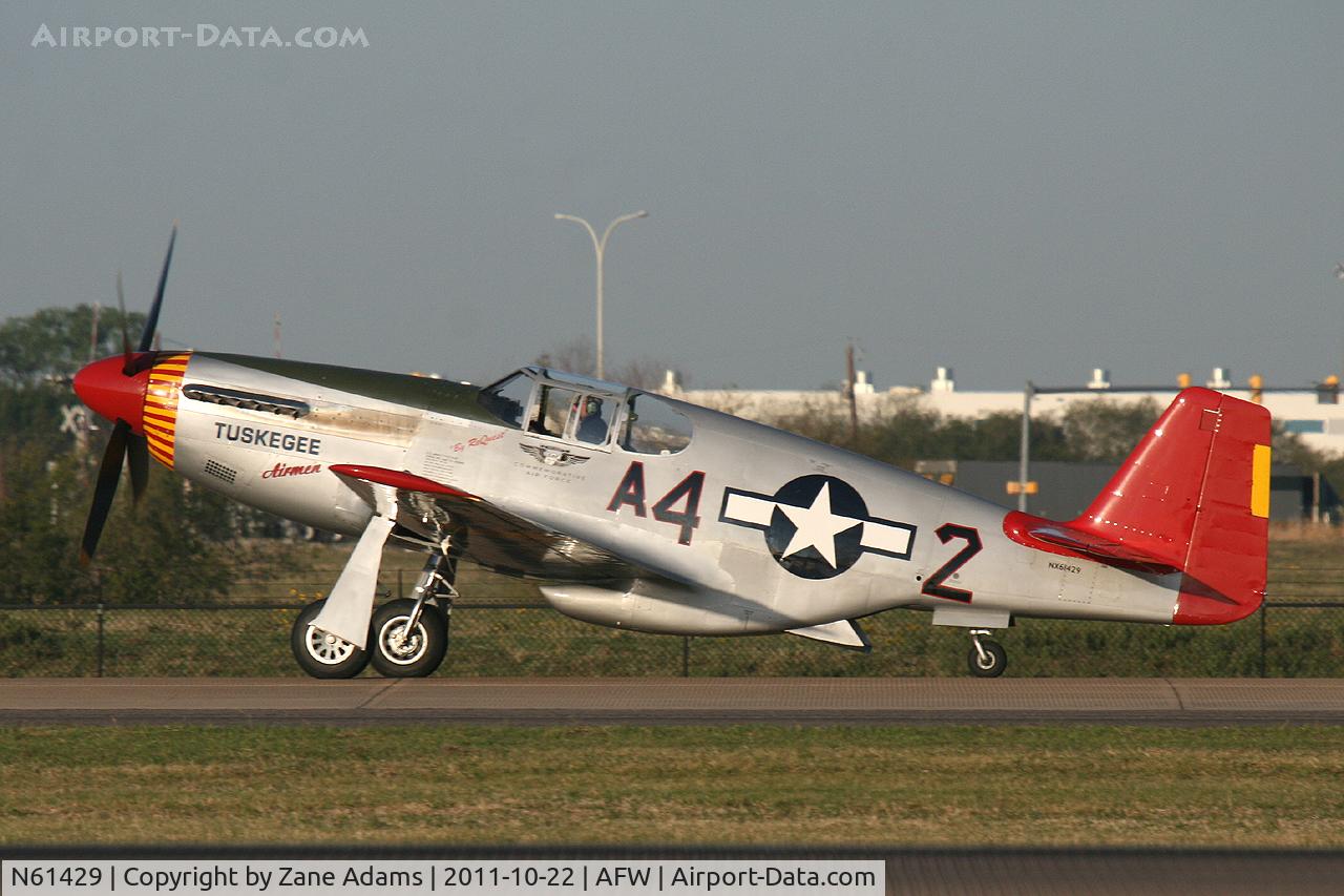 N61429, 1942 North American P-51C Mustang C/N 103-26199, At the 2011 Alliance Airshow - Fort Worth, TX