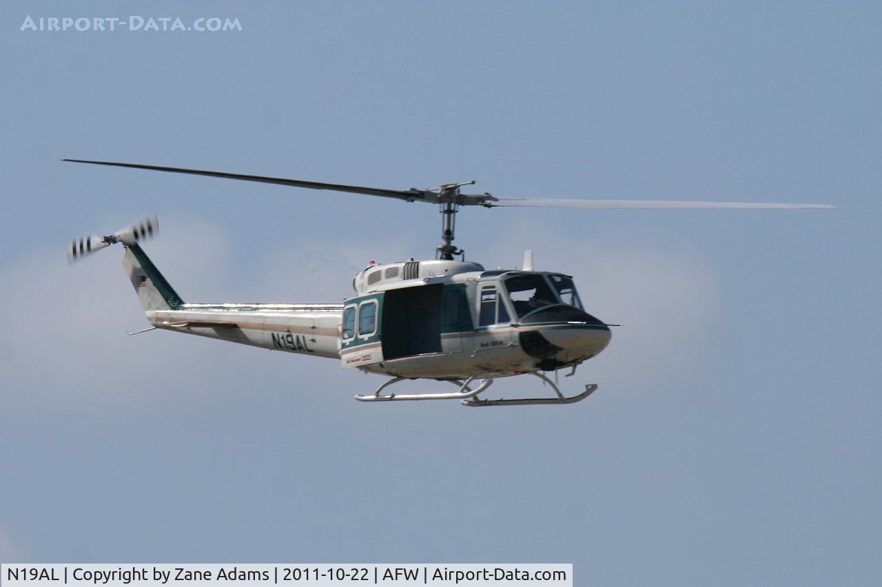 N19AL, 1974 Bell 205B C/N 30166, At the 2011 Alliance Airshow - Fort Worth, TX