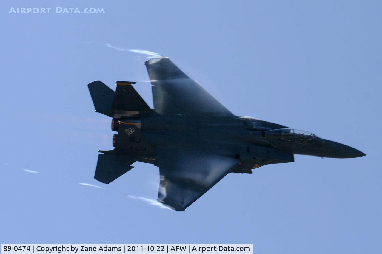 89-0474, 1989 McDonnell Douglas F-15E Strike Eagle C/N 1121/E096, At the 2011 Alliance Airshow - Fort Worth, TX