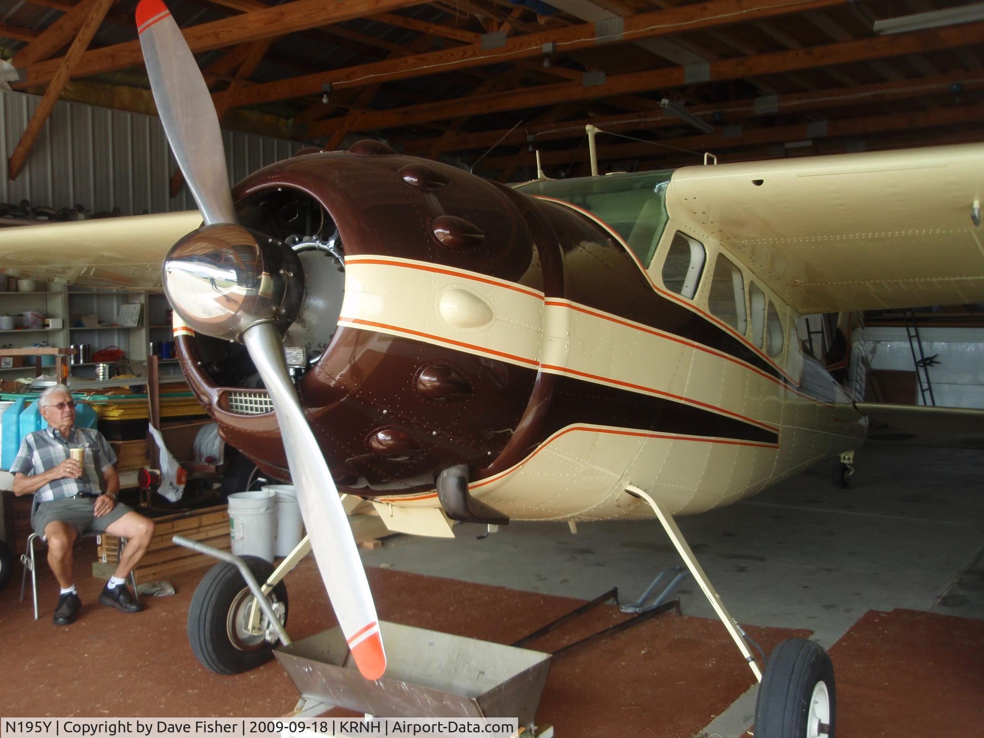 N195FY, 1953 Cessna 195A C/N 16050, Hangared in New Richmond, WI.