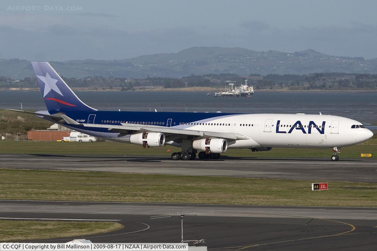 CC-CQF, 2001 Airbus A340-313X C/N 442, syd - AKL - scl