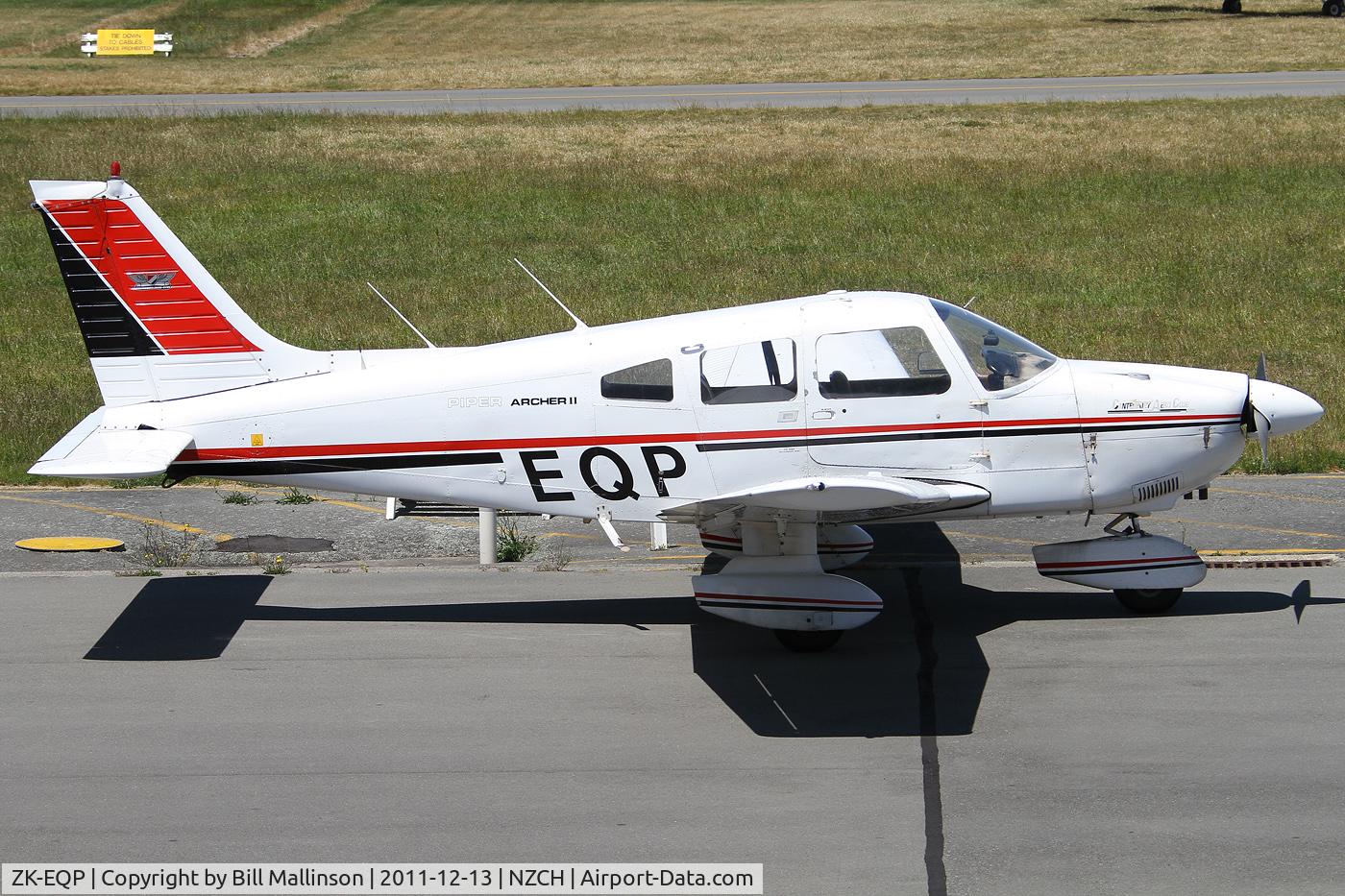 ZK-EQP, Piper PA-28-181 Archer C/N 28-8090246, parked up and waiting for a driver