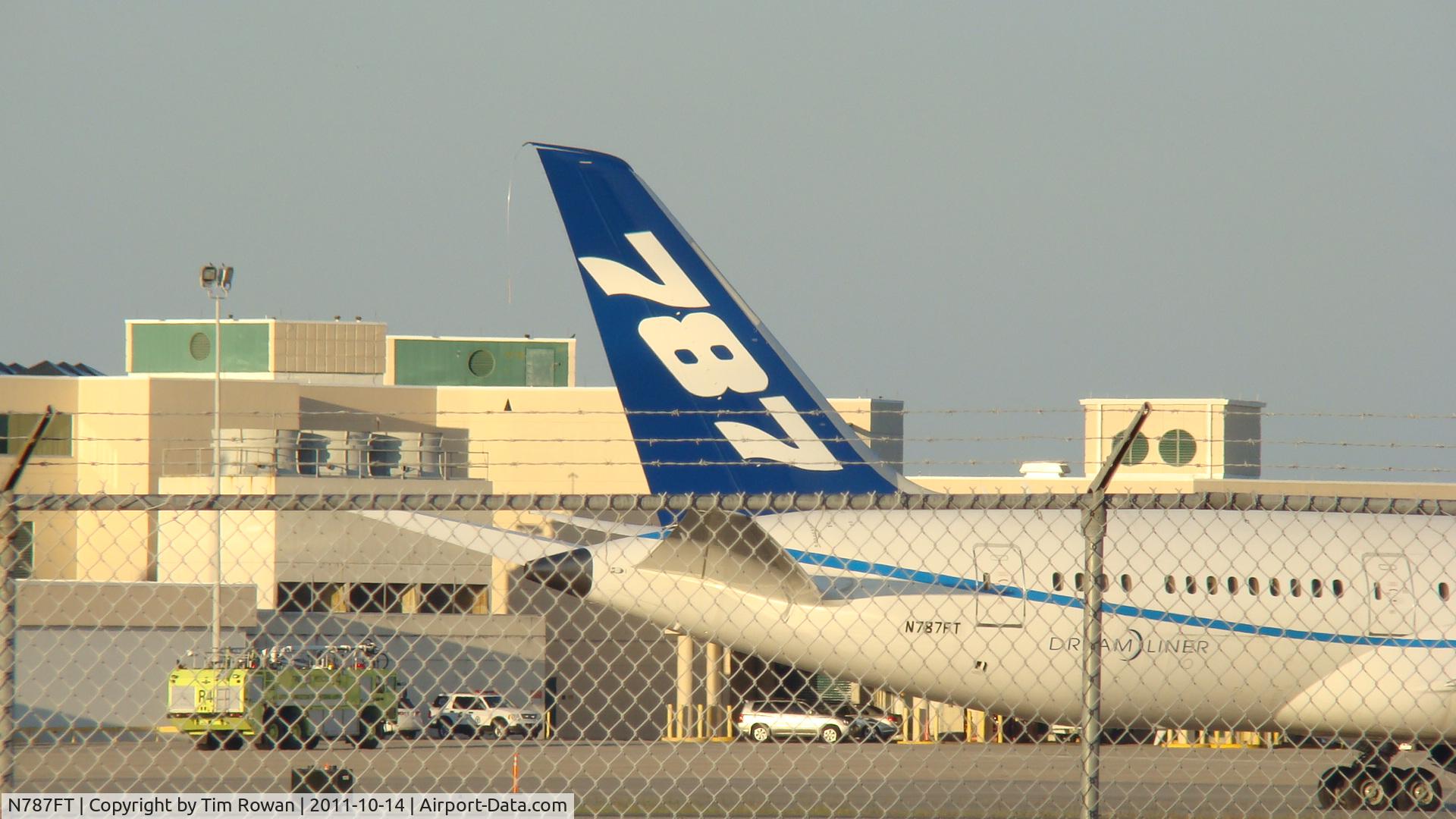 N787FT, 2010 Boeing 787-8 Dreamliner C/N 40694, At Sarasota/Bradenton Airport Florida