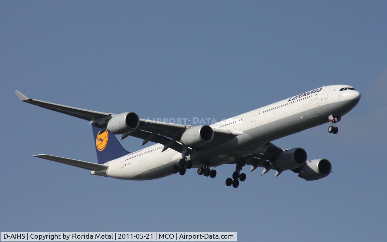 D-AIHS, 2007 Airbus A340-642 C/N 812, Lufthansa A340-600
