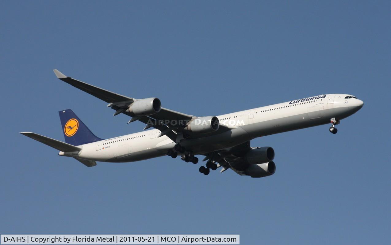 D-AIHS, 2007 Airbus A340-642 C/N 812, Lufthansa A340-600