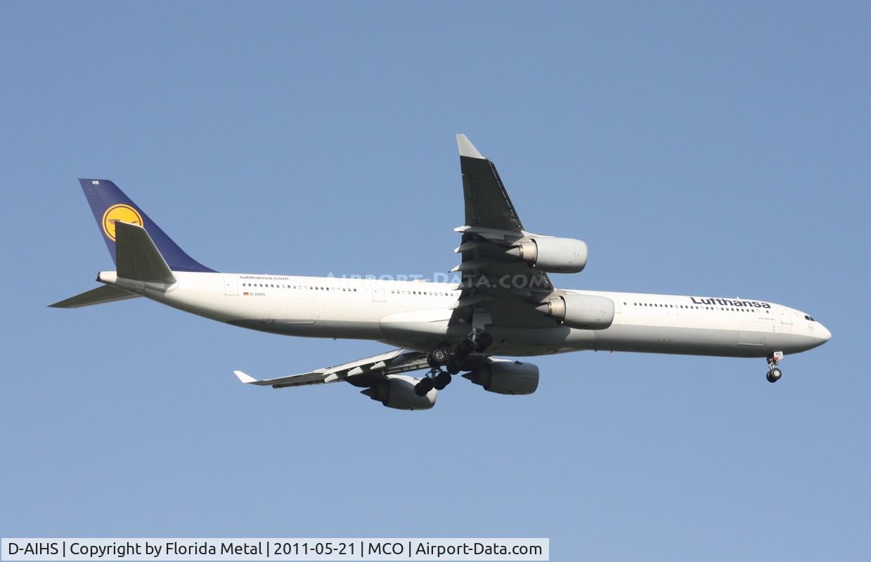 D-AIHS, 2007 Airbus A340-642 C/N 812, Lufthansa A340-600