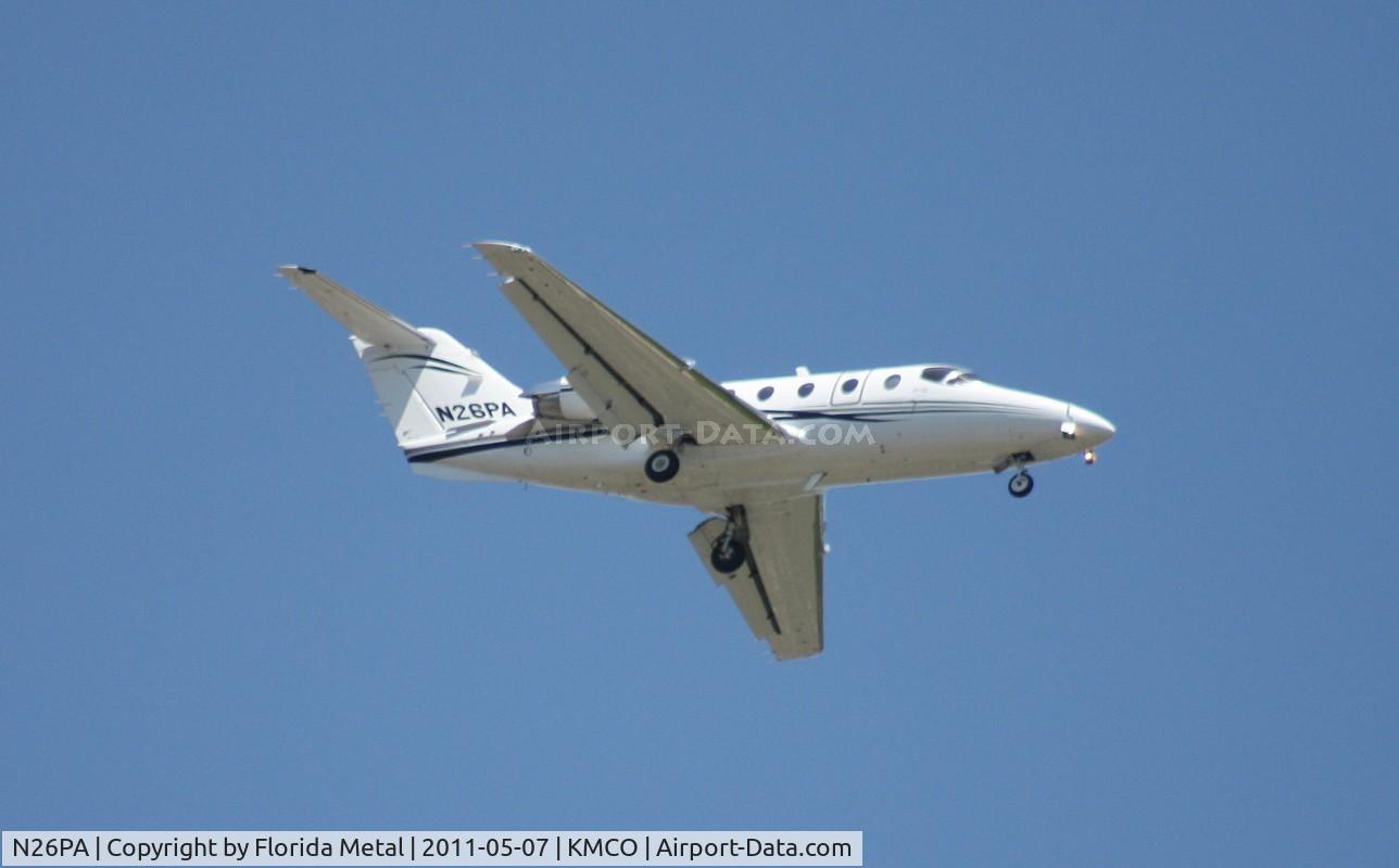N26PA, 1999 Raytheon Beechjet 400A C/N RK-256, Beech 400A
