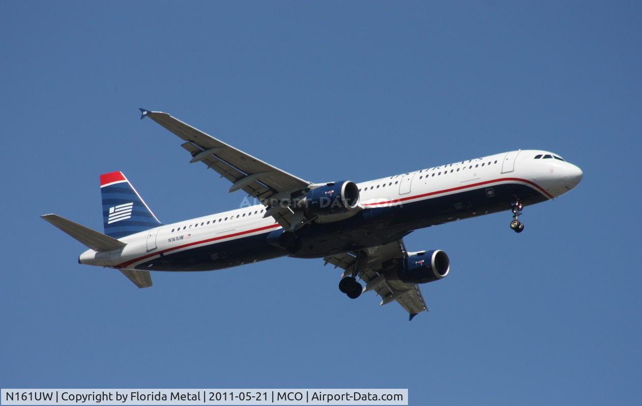 N161UW, 2001 Airbus A321-211 C/N 1403, US Airways A321