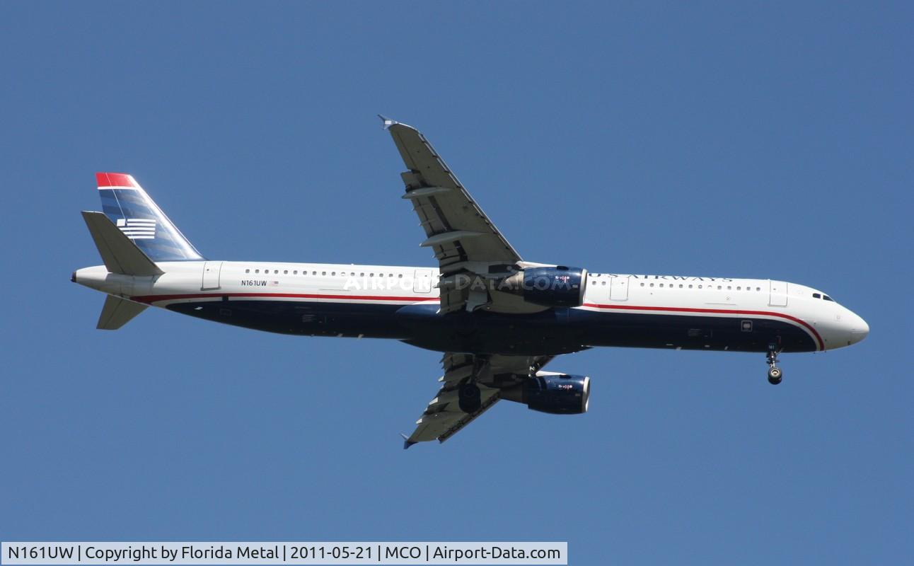 N161UW, 2001 Airbus A321-211 C/N 1403, US Airways A321