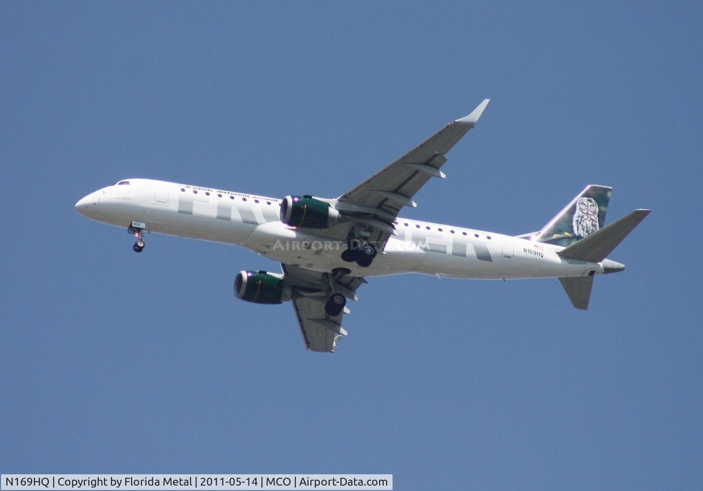 N169HQ, 2008 Embraer 190AR (ERJ-190-100IGW) C/N 19000188, Ollie the Gray Owl