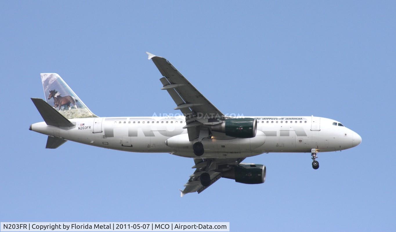 N203FR, 2002 Airbus A320-214 C/N 1806, Sally the Mustang