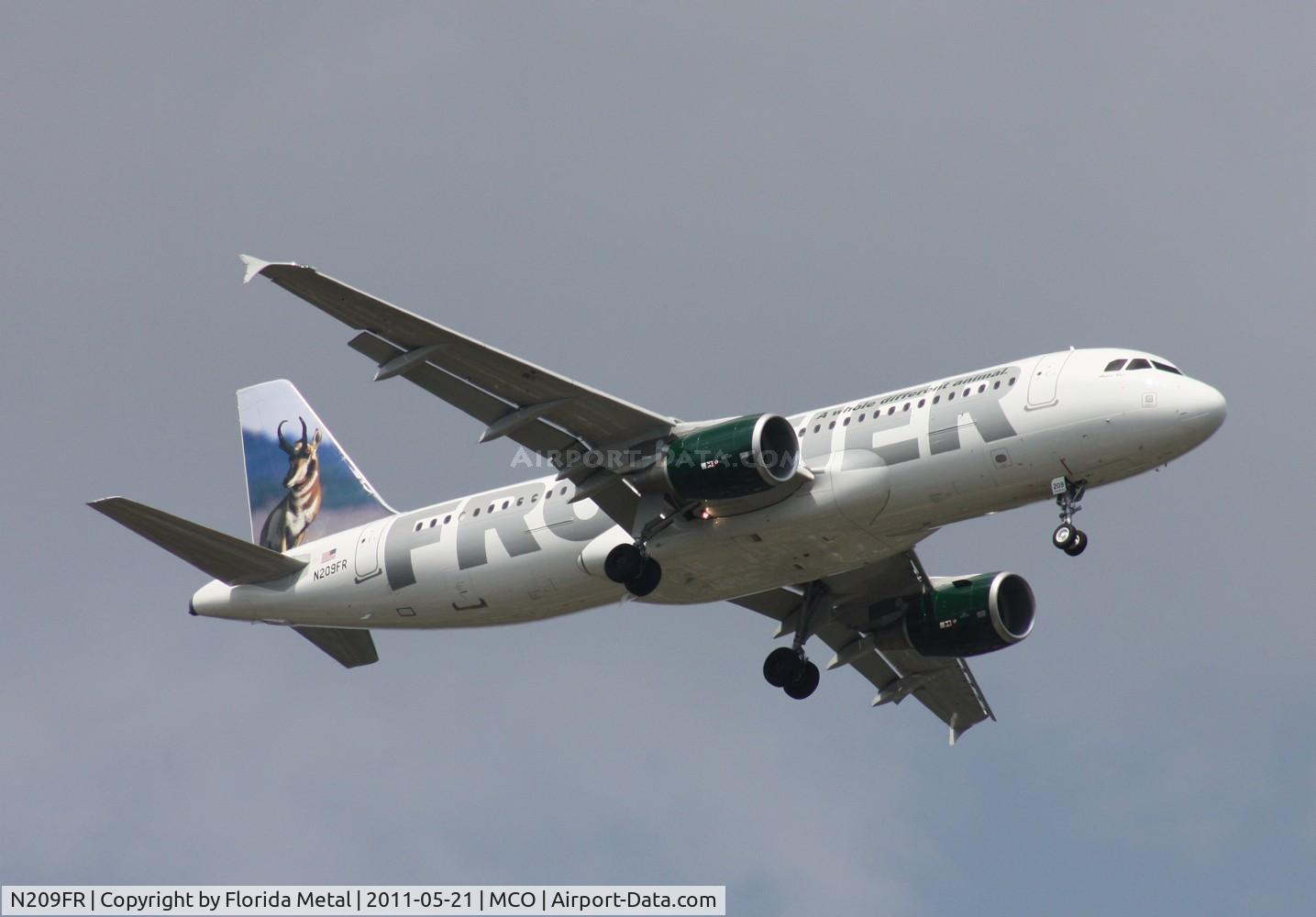 N209FR, Airbus A320-214 C/N 4641, Andre the Antelope