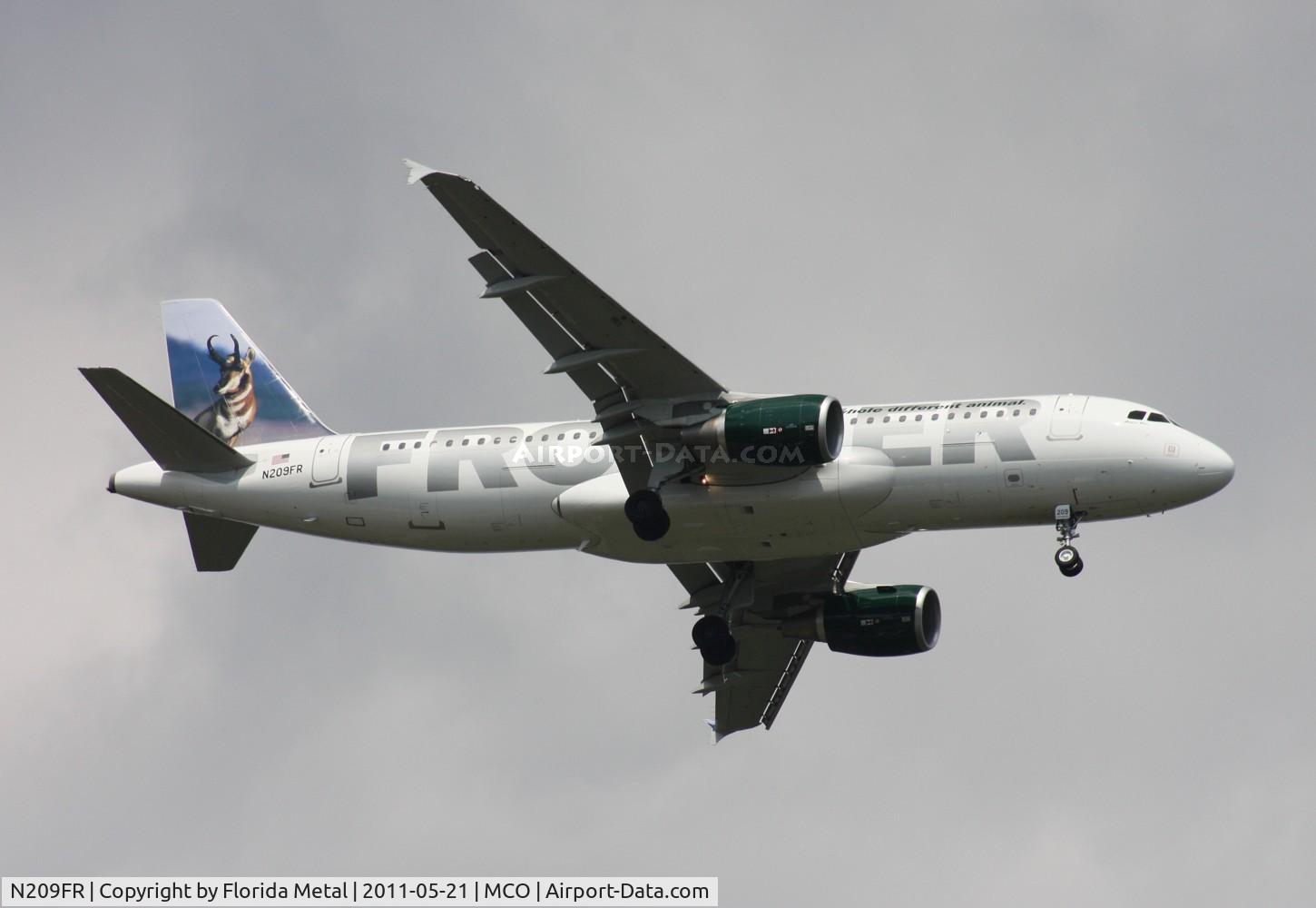 N209FR, Airbus A320-214 C/N 4641, Andre the Antelope