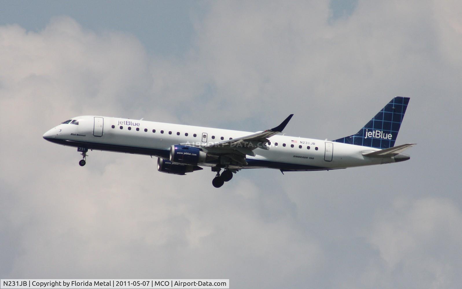 N231JB, 2006 Embraer 190AR (ERJ-190-100IGW) C/N 19000033, Blue bonnet