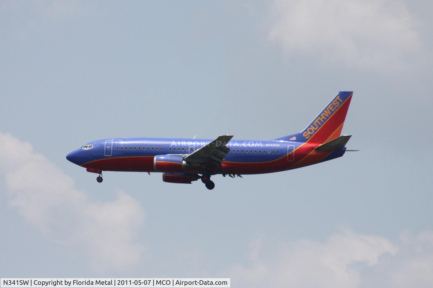 N341SW, 1988 Boeing 737-3H4 C/N 24091, Southwest 737