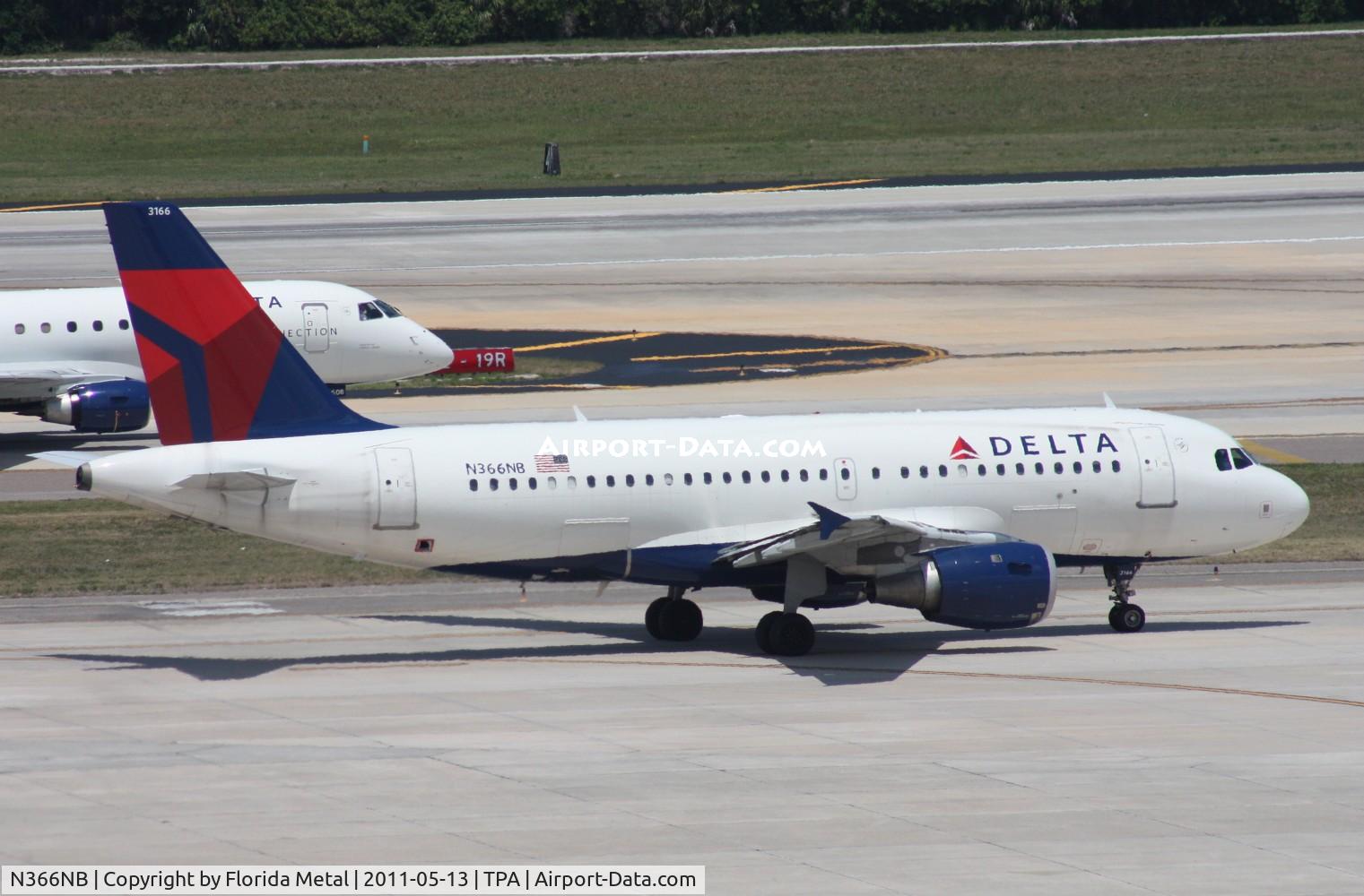 N366NB, 2003 Airbus A319-114 C/N 2026, Delta A319