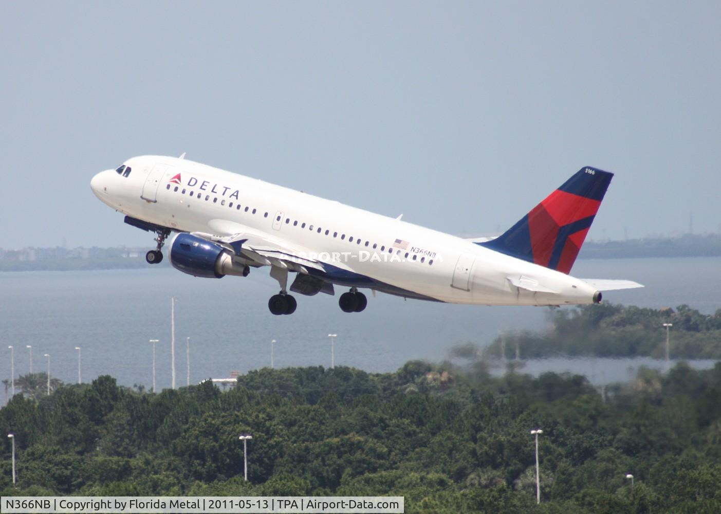 N366NB, 2003 Airbus A319-114 C/N 2026, Delta A319