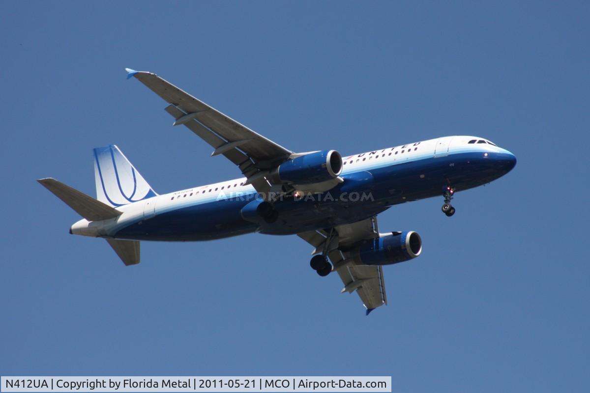 N412UA, 1994 Airbus A320-232 C/N 465, United A320