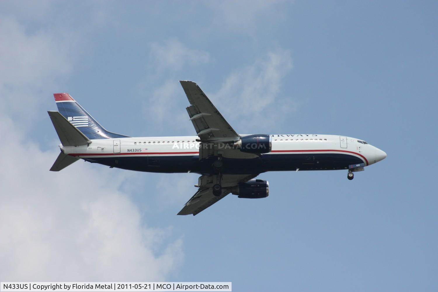 N433US, 1990 Boeing 737-4B7 C/N 24555, US 737-400