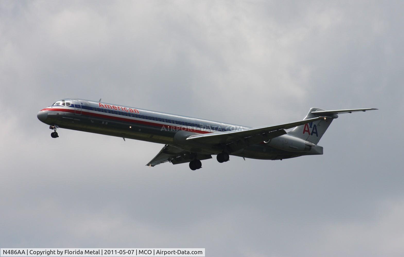 N486AA, 1988 McDonnell Douglas MD-82 (DC-9-82) C/N 49679, American MD-82