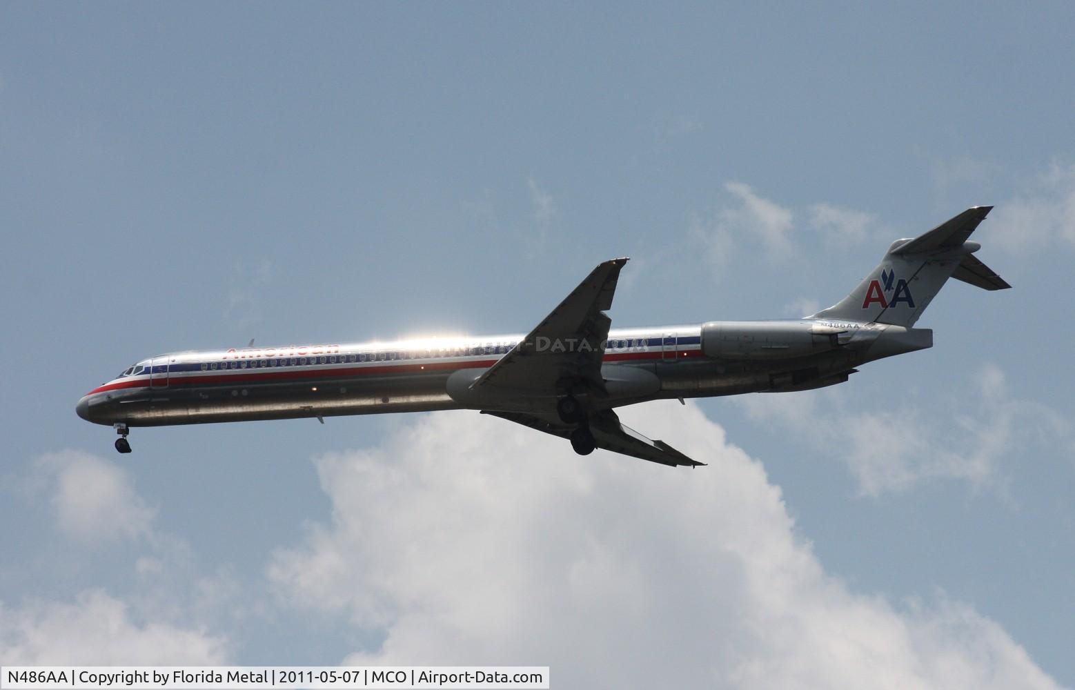 N486AA, 1988 McDonnell Douglas MD-82 (DC-9-82) C/N 49679, American MD-82