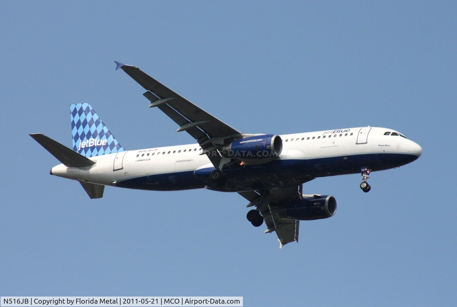 N516JB, 2000 Airbus A320-232 C/N 1302, 
