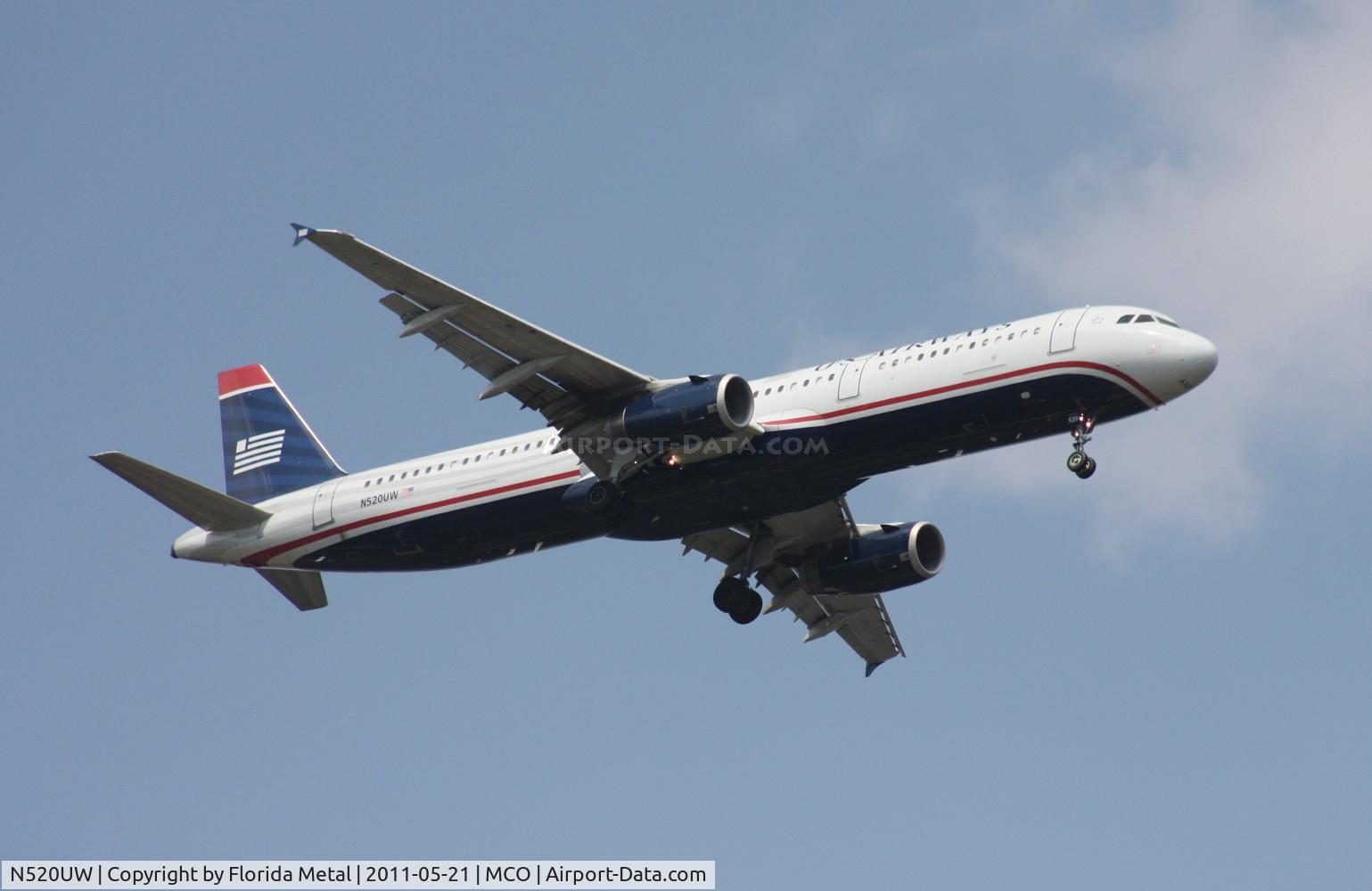 N520UW, 2009 Airbus A321-231 C/N 3924, US Airways A321