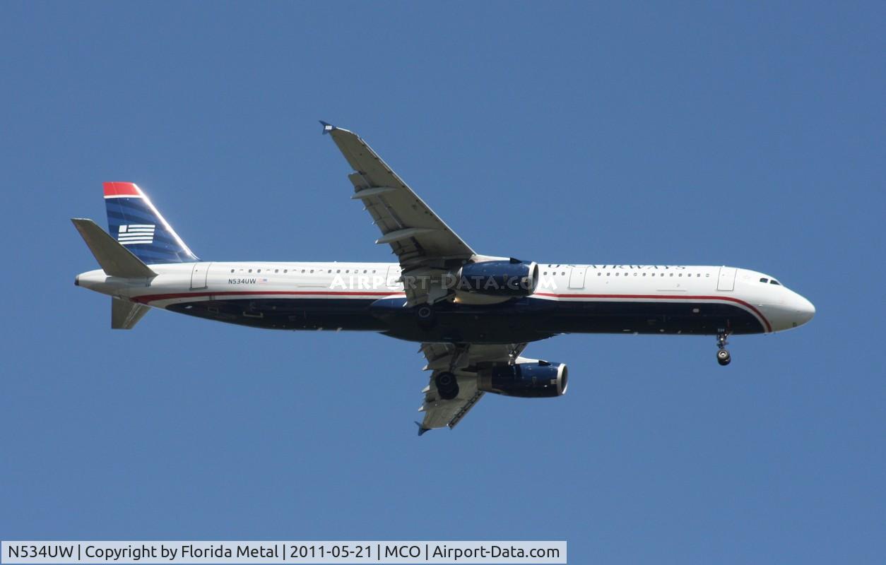 N534UW, 2009 Airbus A321-231 C/N 3989, US Airways A321